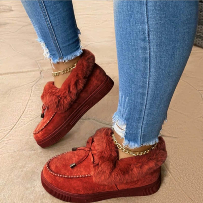 Damskie buty zimowe z futerkiem 12