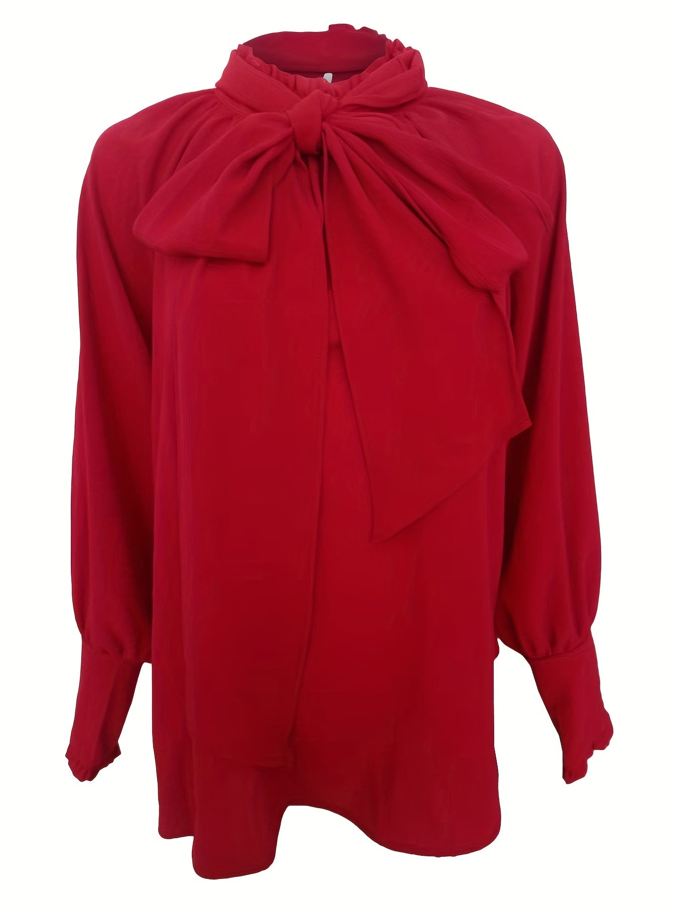 Elegancka bluzka z kokardką i falbankami 8
