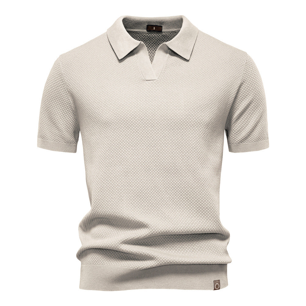 Holger – Teksturowana koszulka polo 10