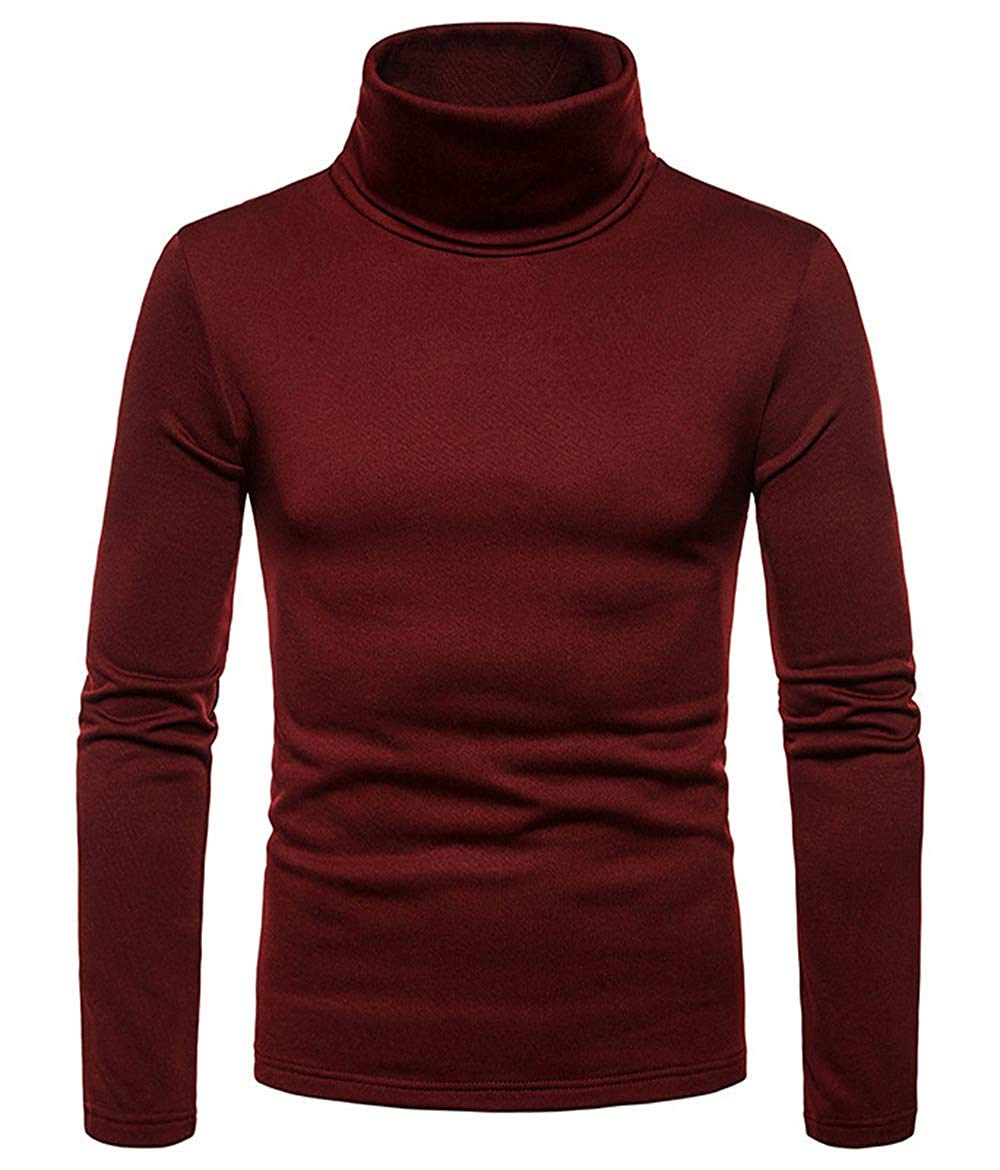 Męski golf z długim rękawem – dopasowany sweter basic na jesień i zimę 5