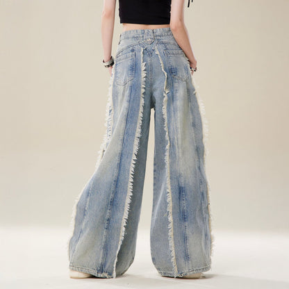 Adelina Frayed Wide-Leg Denim 3