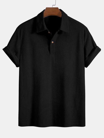 Aksamitna koszulka polo i aksamitne szorty. 2