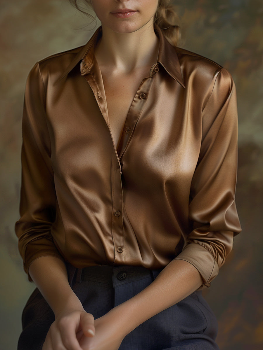 Bluzka damska satynowa | Elegancka, wygodna i uniwersalna 3