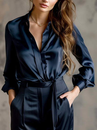 Bluzka damska satynowa | Elegancka, wygodna i uniwersalna 5