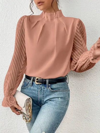 Elegancki top z długim rękawem 3