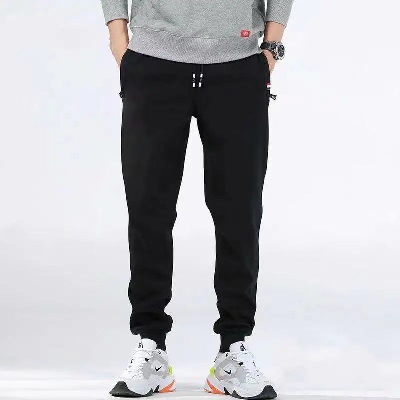 Ciepłe męskie spodnie dresowe z ociepleniem 1