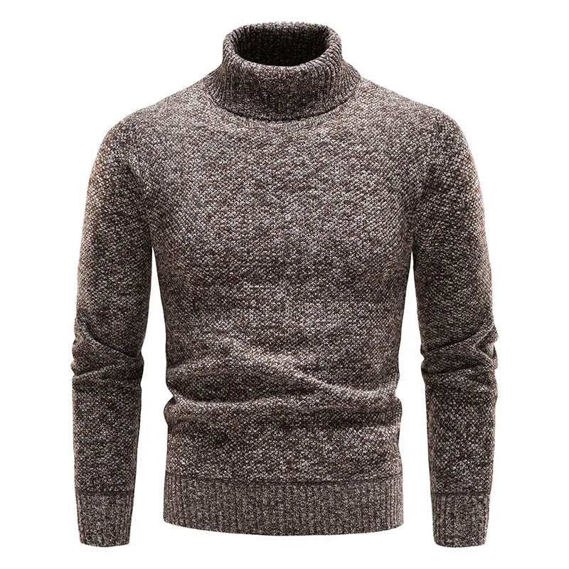 Ciepły Sweter Męski z Golfem 2