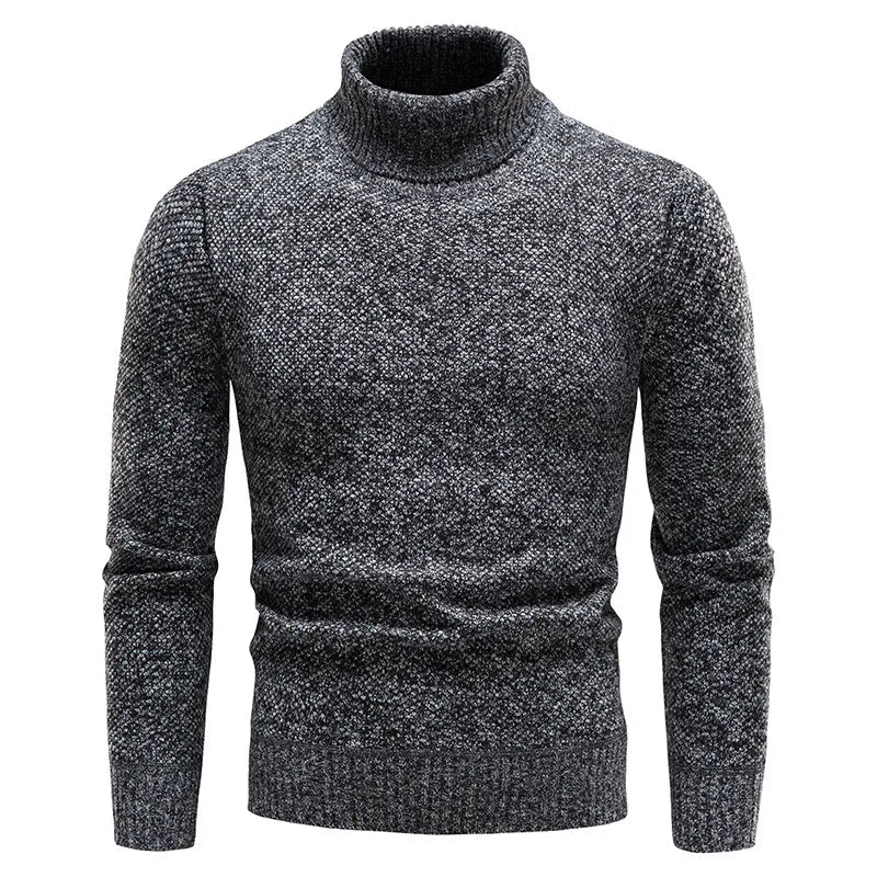 Ciepły Sweter Męski z Golfem 3