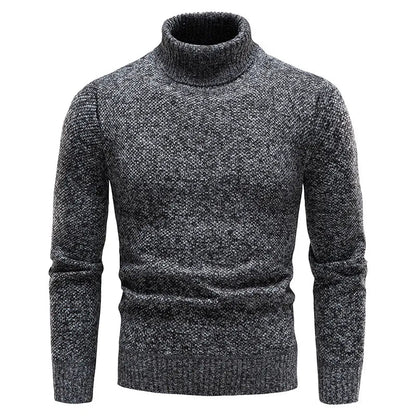 Ciepły Sweter Męski z Golfem 3