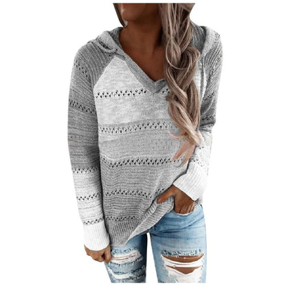 Damski Sweter z Kapturem w Stylu Boho 10