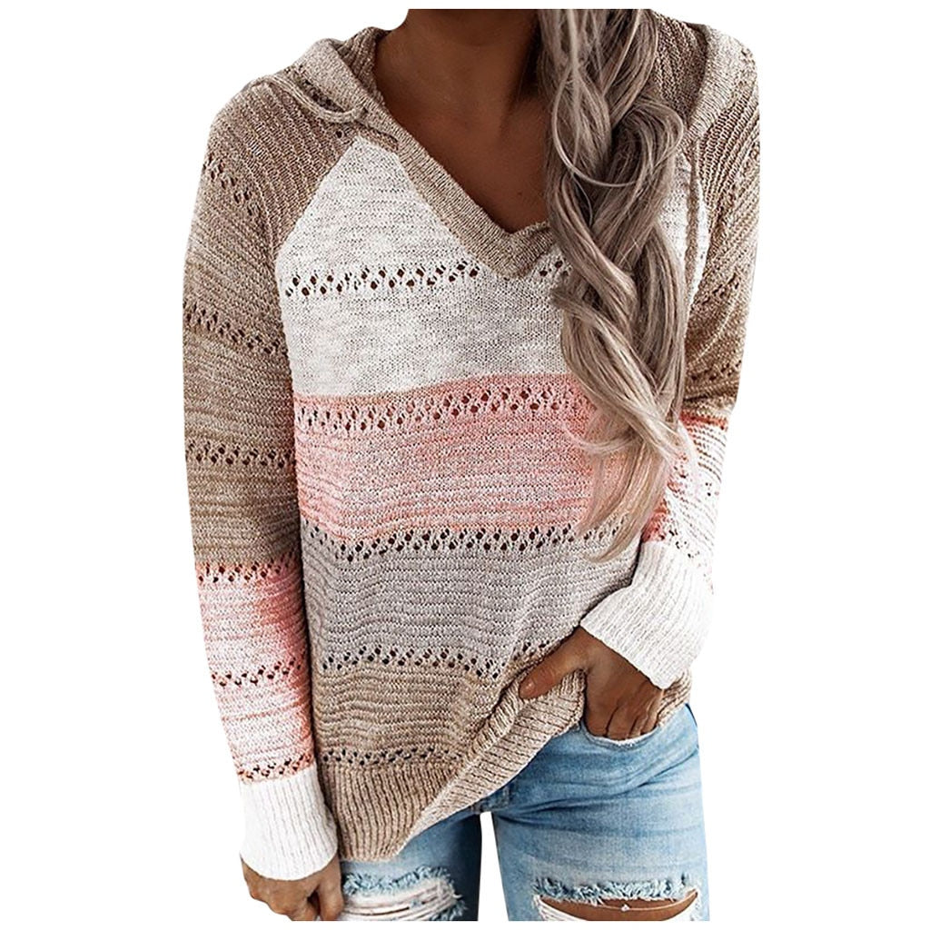 Damski Sweter z Kapturem w Stylu Boho 6