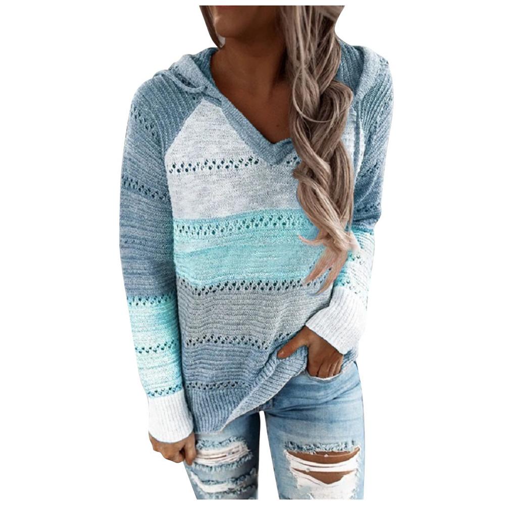 Damski Sweter z Kapturem w Stylu Boho 9