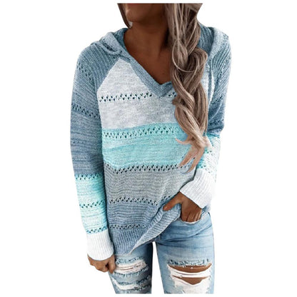 Damski Sweter z Kapturem w Stylu Boho 9