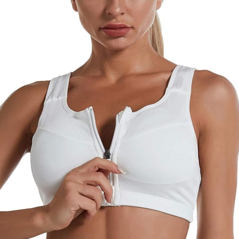 Sportowy biustonosz rozsuwany - plus size 6