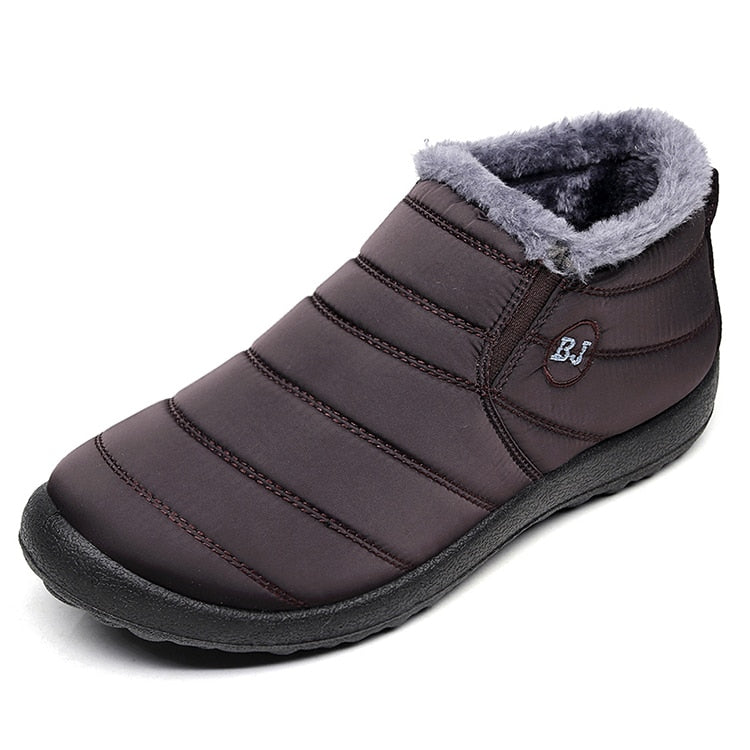 Damskie buty zimowe śniegowce z futerkiem 4