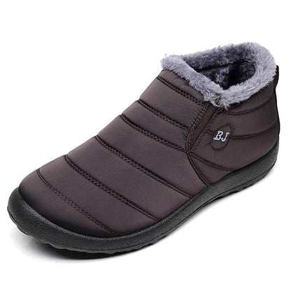 Damskie buty zimowe śniegowce z futerkiem 4
