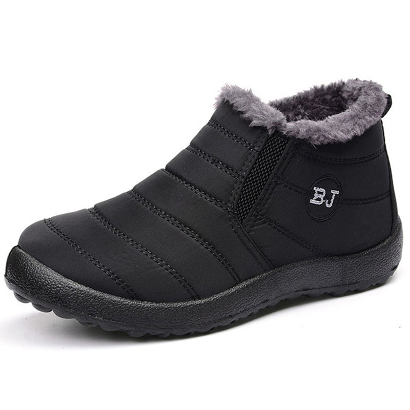 Damskie buty zimowe śniegowce z futerkiem 5