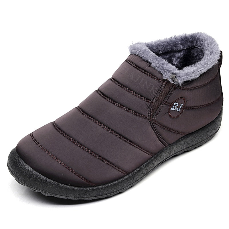 Damskie buty zimowe śniegowce z futerkiem 6