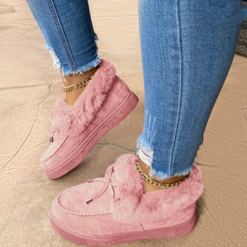 Damskie buty zimowe z futerkiem 1