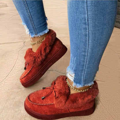 Damskie buty zimowe z futerkiem 2