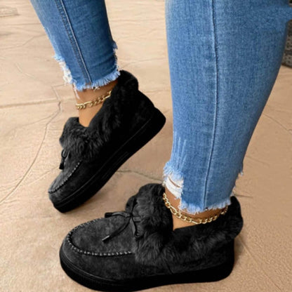 Damskie buty zimowe z futerkiem 3