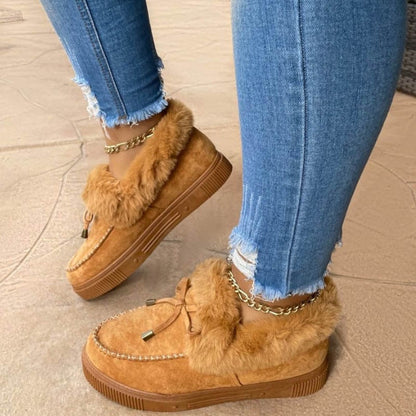 Damskie buty zimowe z futerkiem 7