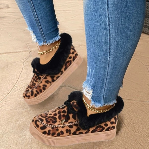 Damskie buty zimowe z futerkiem 8