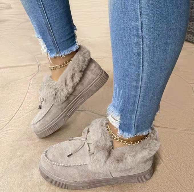 Damskie buty zimowe z futerkiem 9