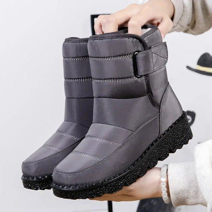 Damskie wodoodporne ocieplane buty zimowe 4