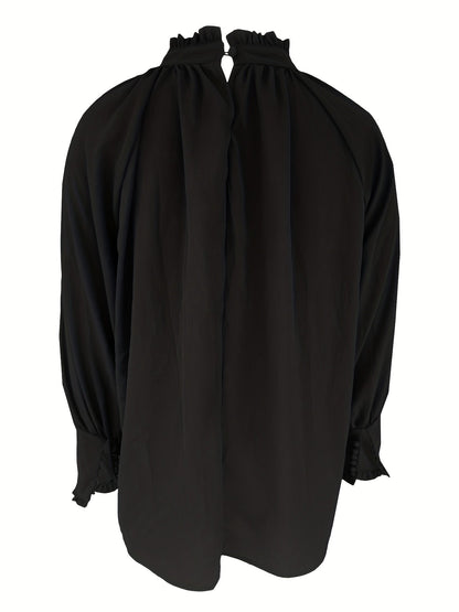 Elegancka bluzka z kokardką i falbankami 6