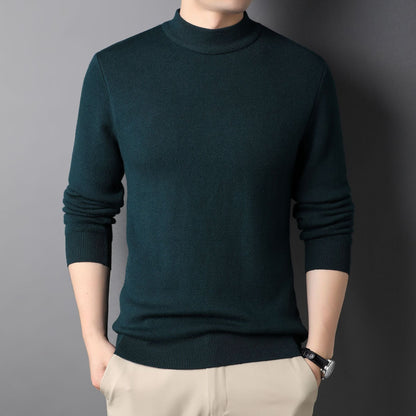 Elegancki Męski Sweter z Półgolfem 0