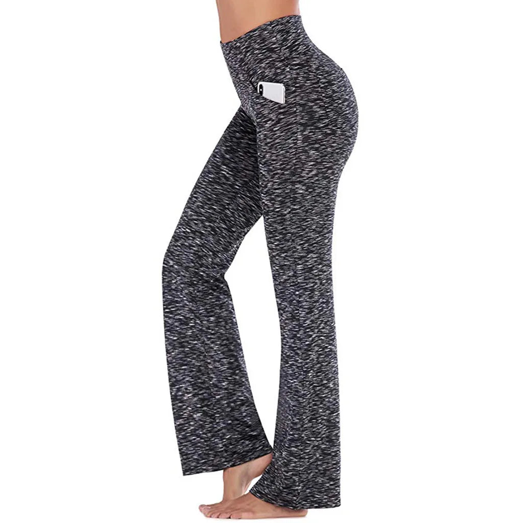 Eleganckie Spodnie Bootcut z Kieszeniami 10