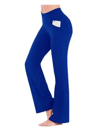 Eleganckie Spodnie Bootcut z Kieszeniami 6