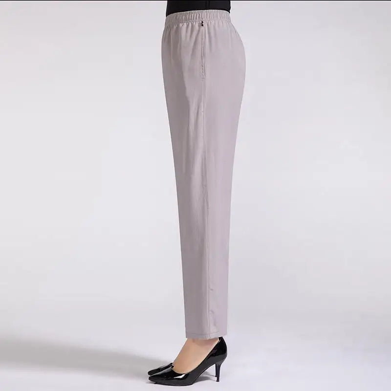 Eleganckie spodnie damskie z miękkiego materiału 3
