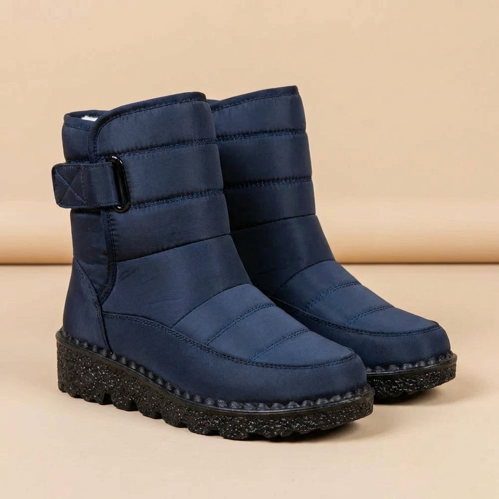 Damskie buty z wysoką cholewką – Segmentowa konstrukcja