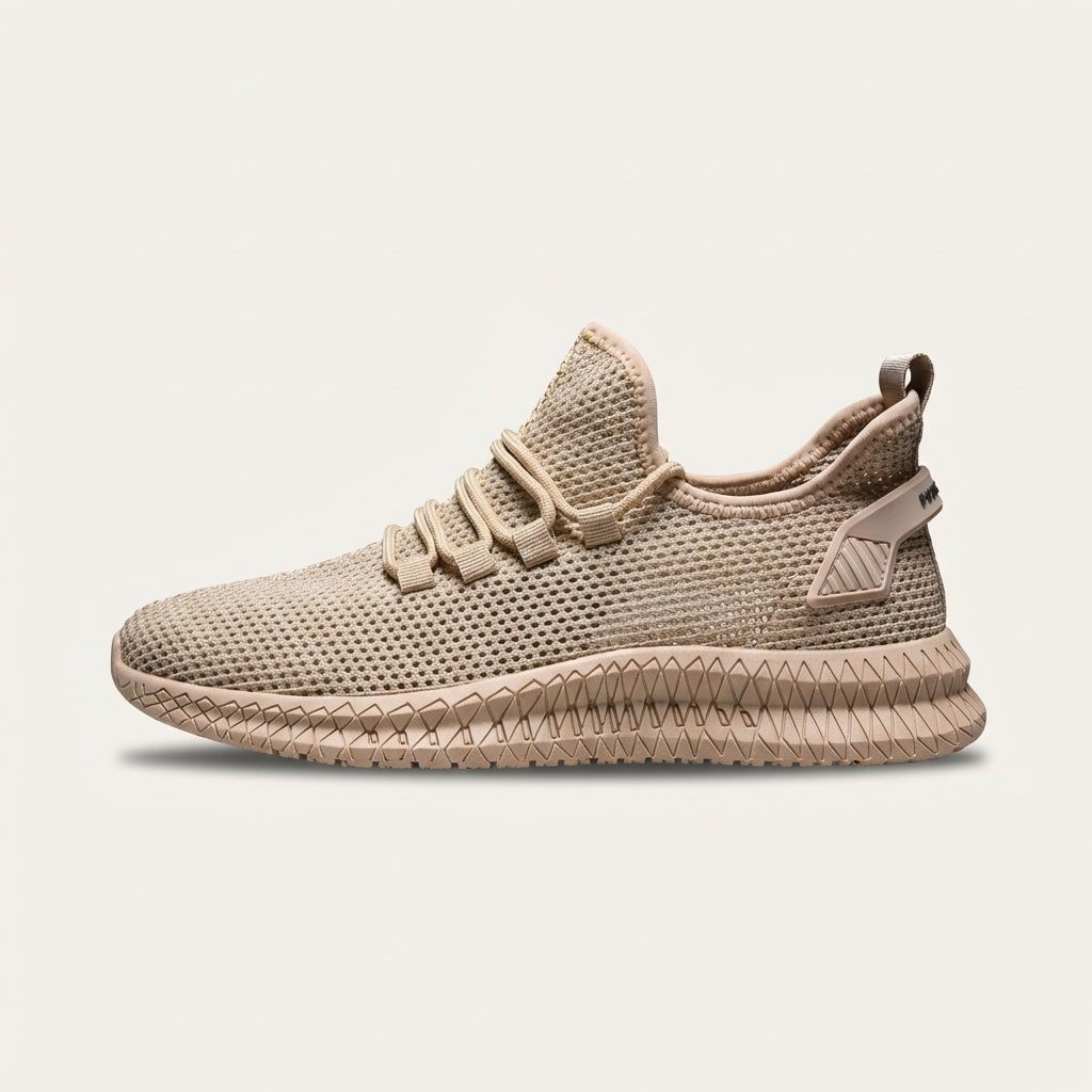 Moda Wieczna Męskie Lekkie Sneakersy z Oddychającej Siateczki