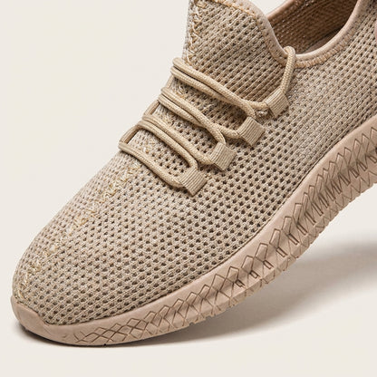 Moda Wieczna Męskie Lekkie Sneakersy z Oddychającej Siateczki