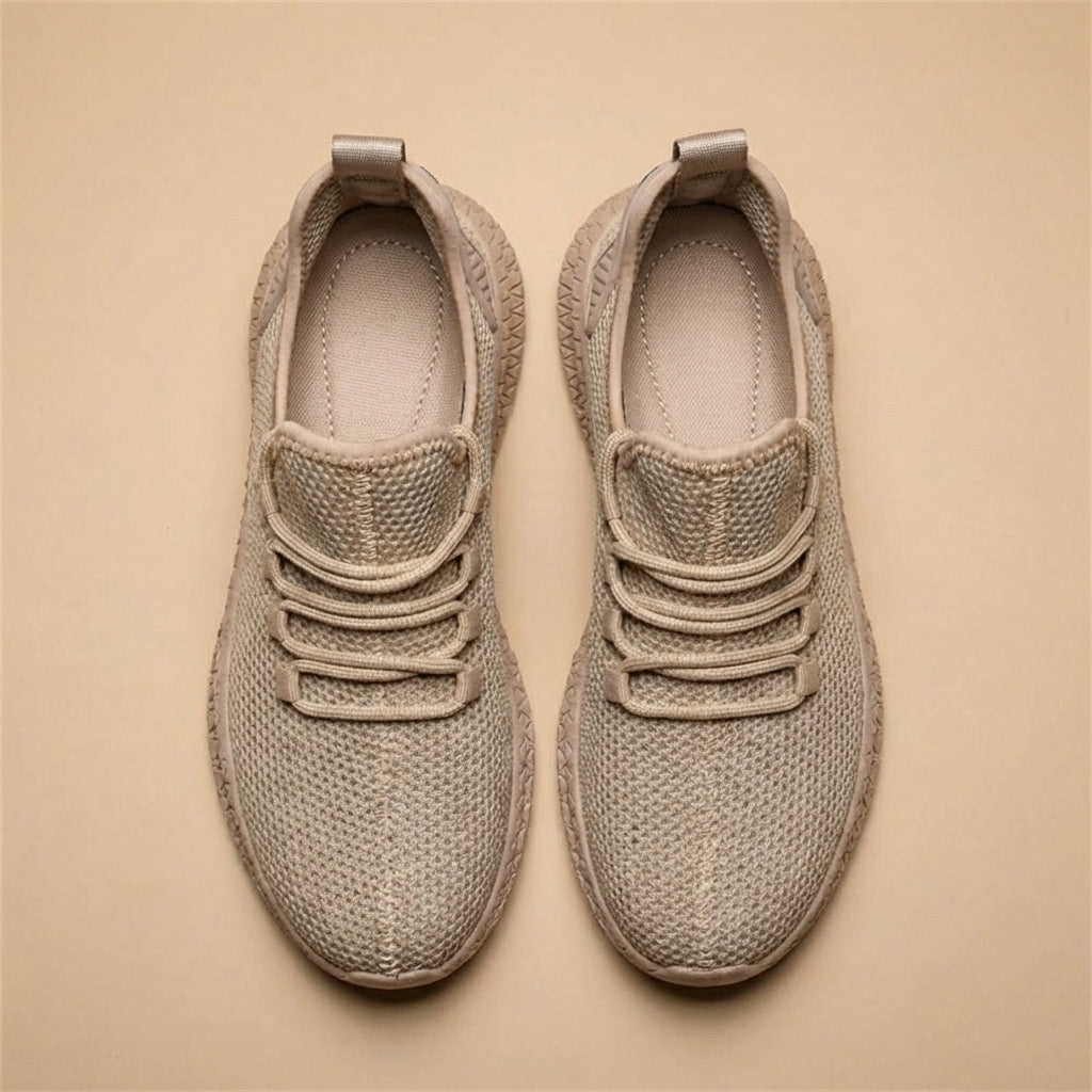 Moda Wieczna Męskie Lekkie Sneakersy z Oddychającej Siateczki