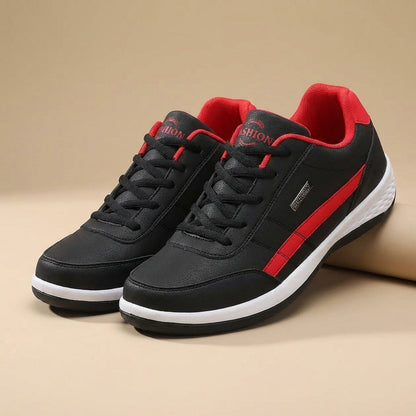 Męskie sneakersy – Detal z bocznym paskiem
