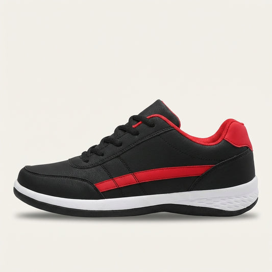Męskie sneakersy – Detal z bocznym paskiem