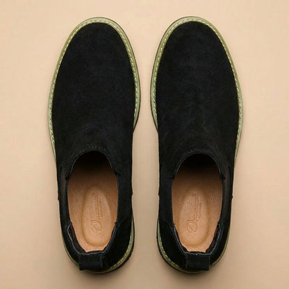Męskie buty wsuwane – Uchwyt pomocniczy na pięcie