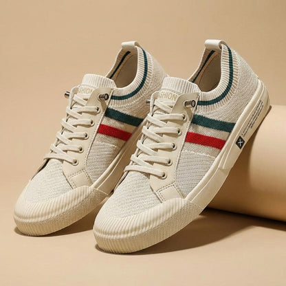 Damskie sneakersy z niską cholewką – Sznurowany fason