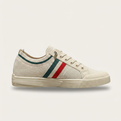 Damskie sneakersy z niską cholewką – Sznurowany fason