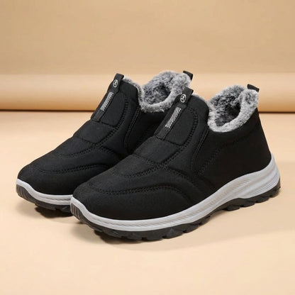 Męskie zimowe buty wsuwane – Wyściółka z futra