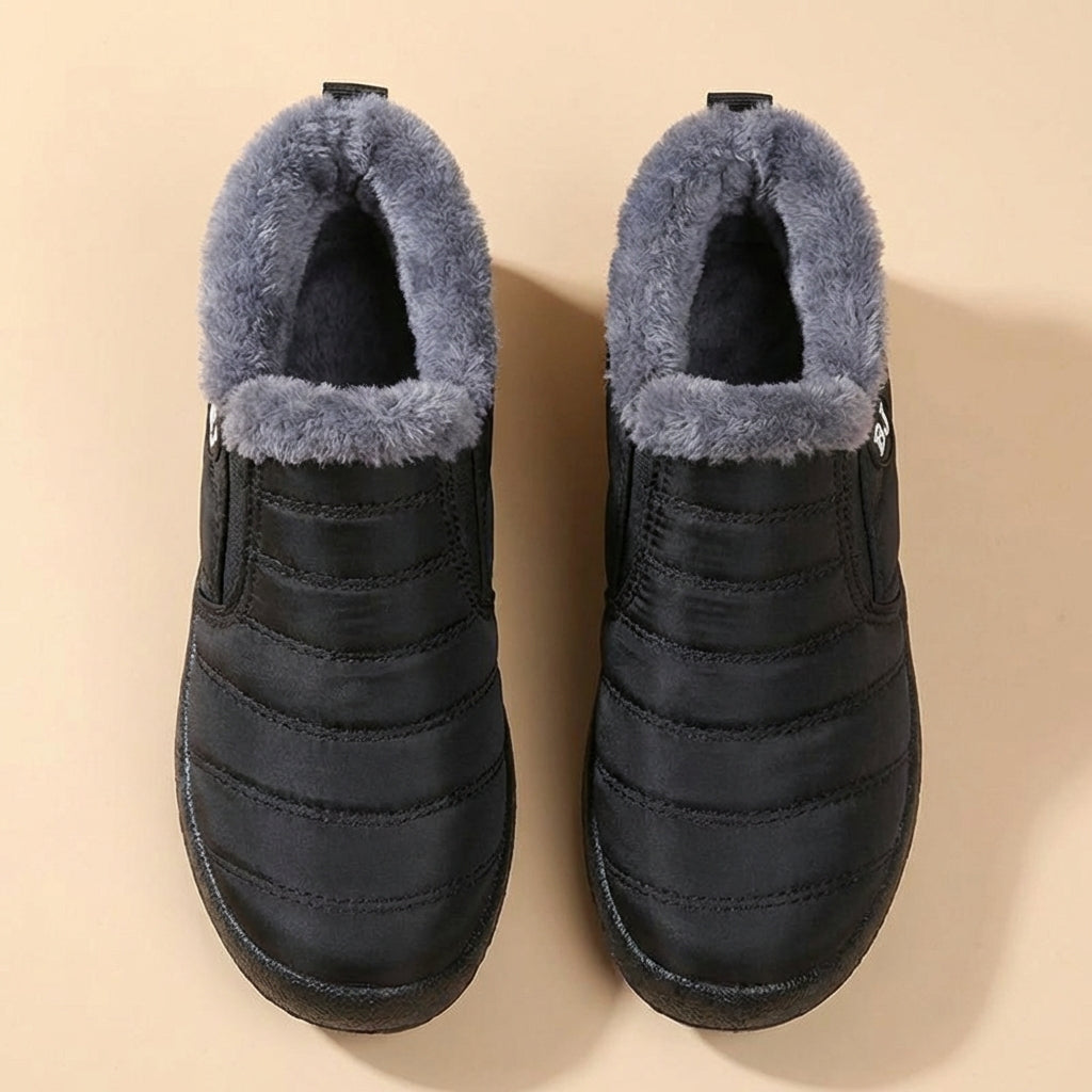 Damskie sneakersy wsuwane – Segmentowa cholewka