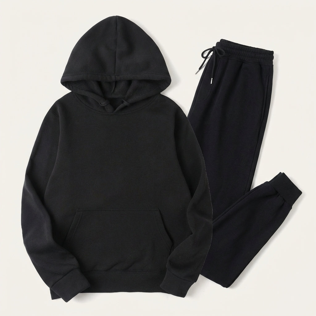 Damski dres – Bluza z kapturem i kieszenią typu kangurka