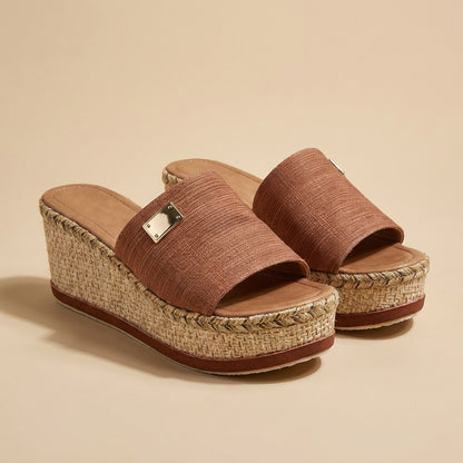 Damskie klapki typu espadryle – Odkryte palce