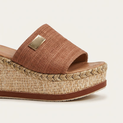 Damskie klapki typu espadryle – Odkryte palce