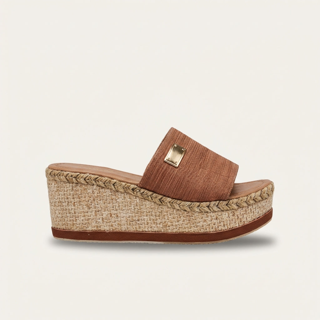 Damskie klapki typu espadryle – Odkryte palce