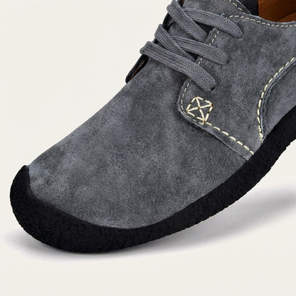 Buty męskie sznurowane – Wzmocniony nosek i kontrastowe przeszycia